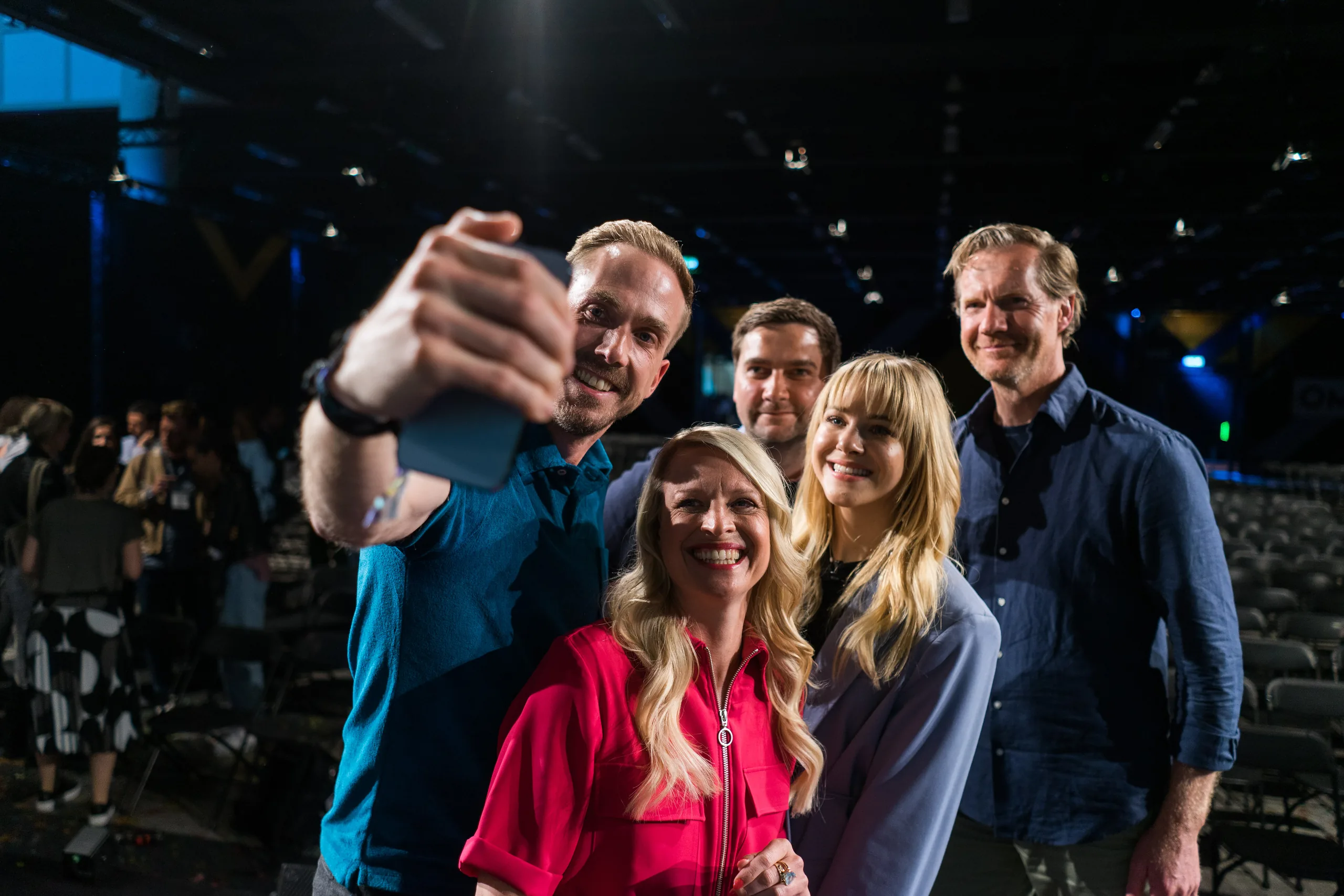 Gruppenfoto nach der Visa Masterclass bei den OMR 2022 in Hamburg