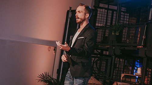 Event Moderator Felix Uhlig aus Hamburg